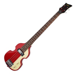 新品未使用●左利用Black Hofner Shorty Bass Guitar Hofner Shorty Violin Bass Black - Band Aid Music